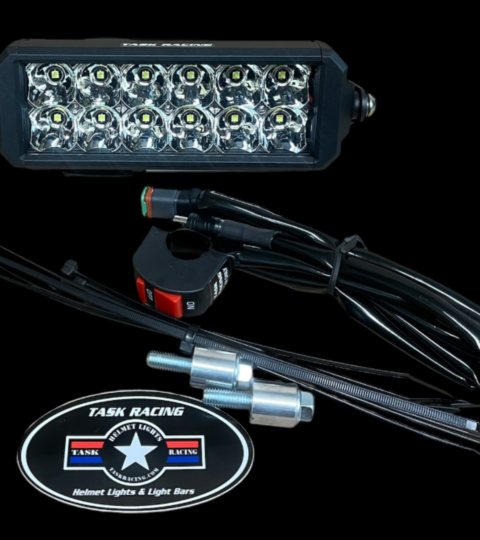 8″ H.O. Double Row Hardwire Light Bar Package