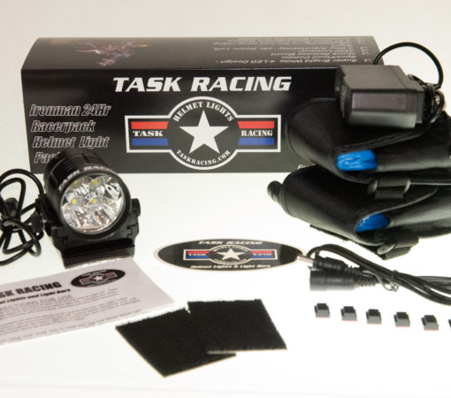 Task racing sales helmet light