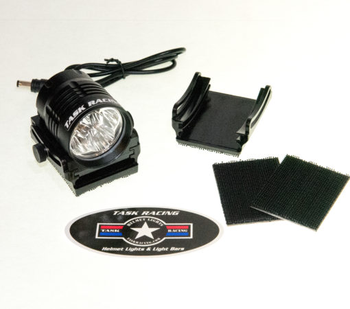 Task Racing 8.4V Helmet Light and Mount